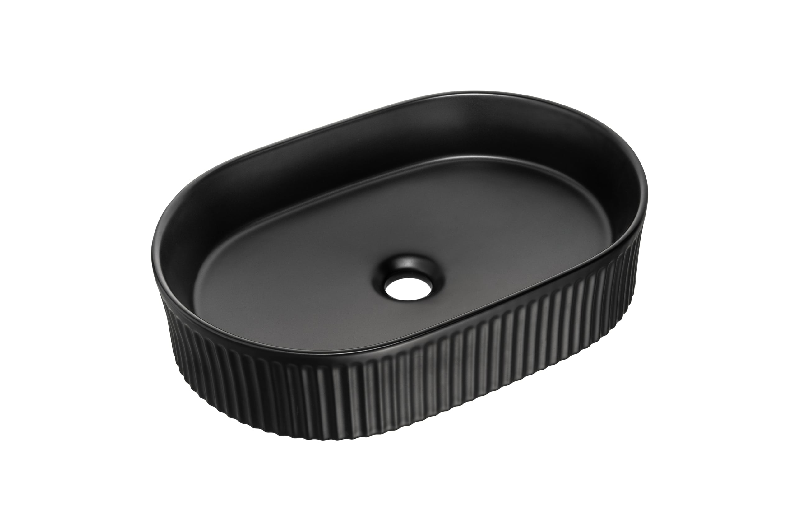 Comad Beyond 5 umywalka 48x32,5 cm owalna nablatowa czarna BEYOND 5 BLACK ( E-6564 ) - Wysyłka w 24h