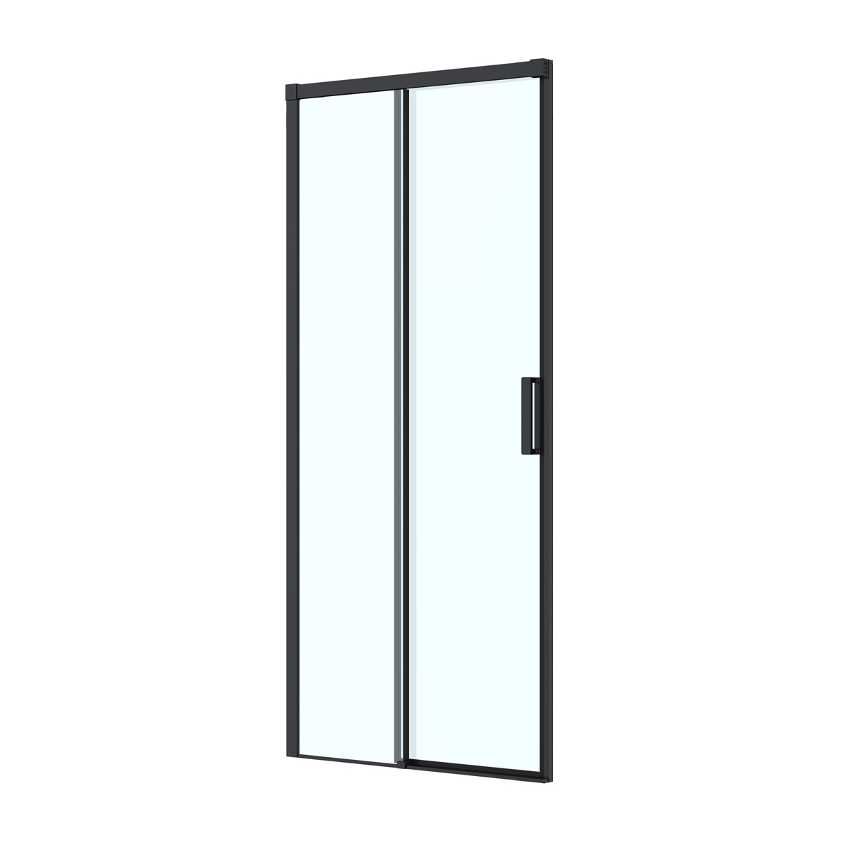 Oltens Breda drzwi prysznicowe 100 cm czarny mat/szkło przezroczyste 21213300 - Wysyłka w 24h