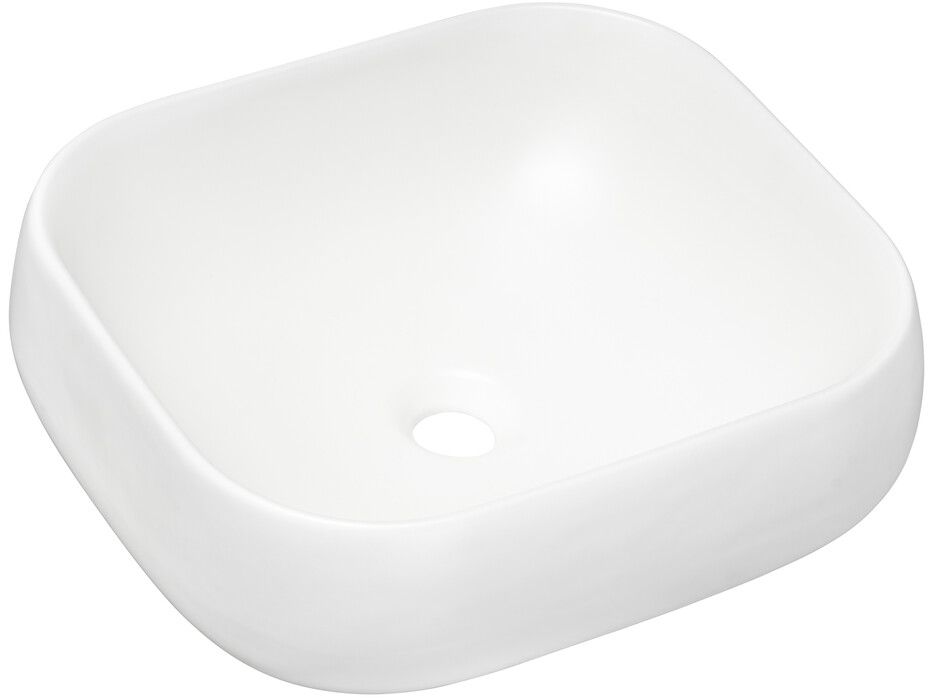 Comad Nika umywalka 45x40 cm prostokątna nablatowa biała UN-NIKA-MW 78103MW