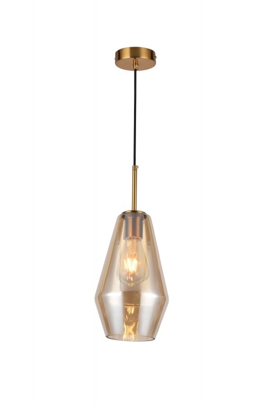 GTV Lime lampa wisząca 1x40 W złota OS-LIME2-40-DEC