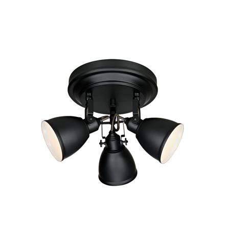 Markslöjd Fjällbacka lampa podsufitowa 3x40W czarny mat 105815