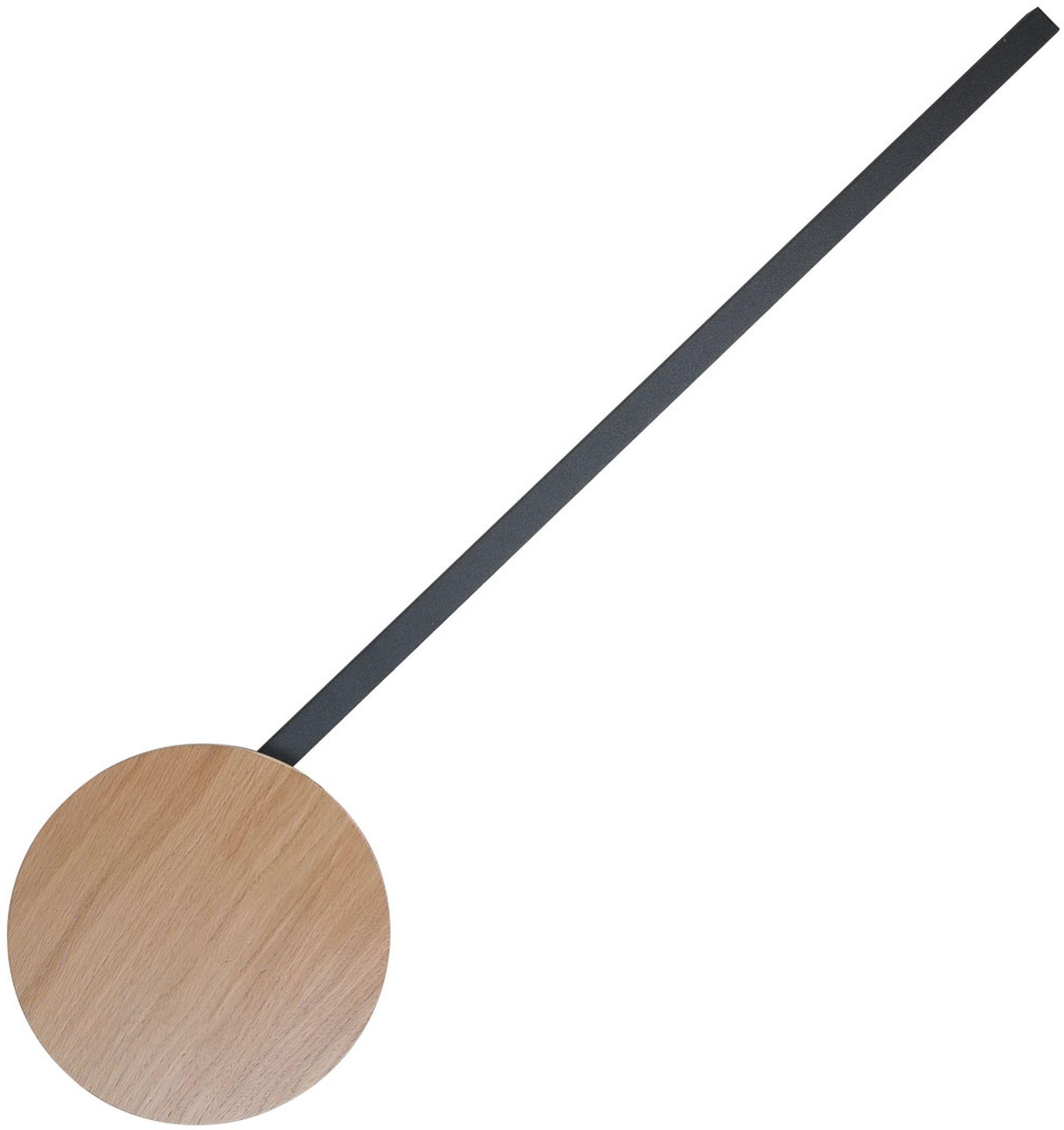 TK Lighting Java kinkiet 1x24W LED drewno/czarny 1437