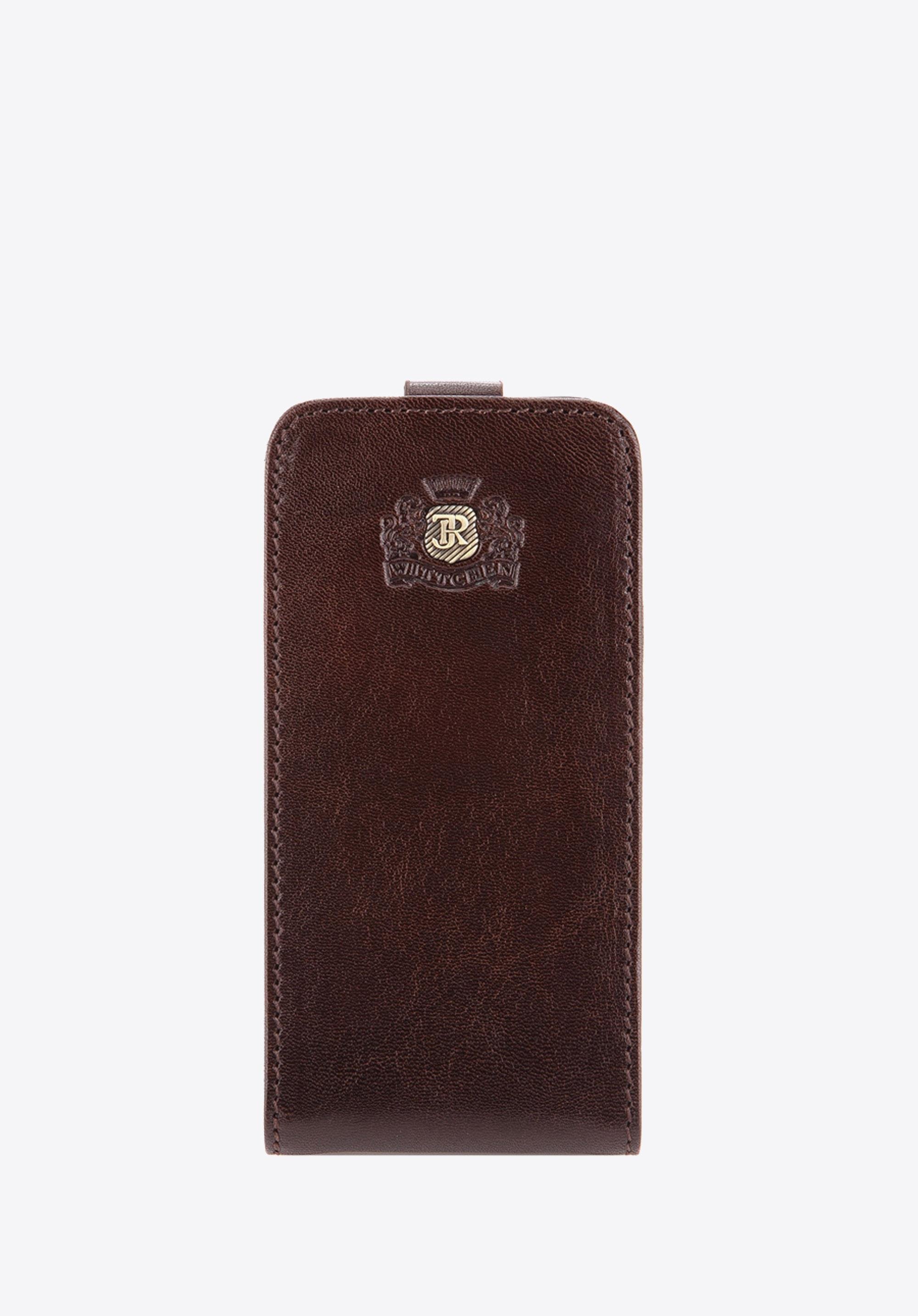 Etui na iPhone 4 skórzane brązowe