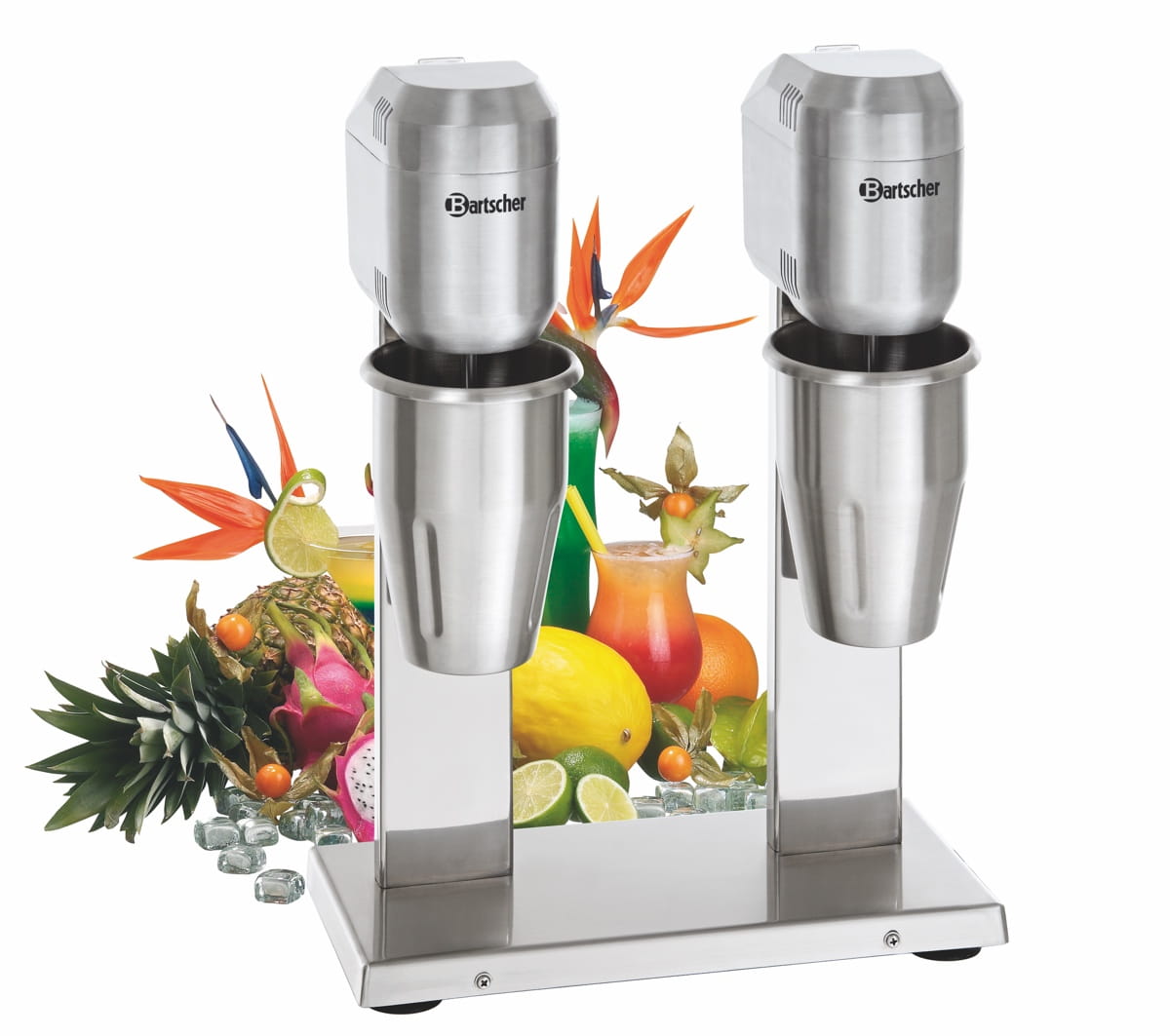 Podwójny koktajler, mikser do shake'ów 2 x 700 ml Bartscher