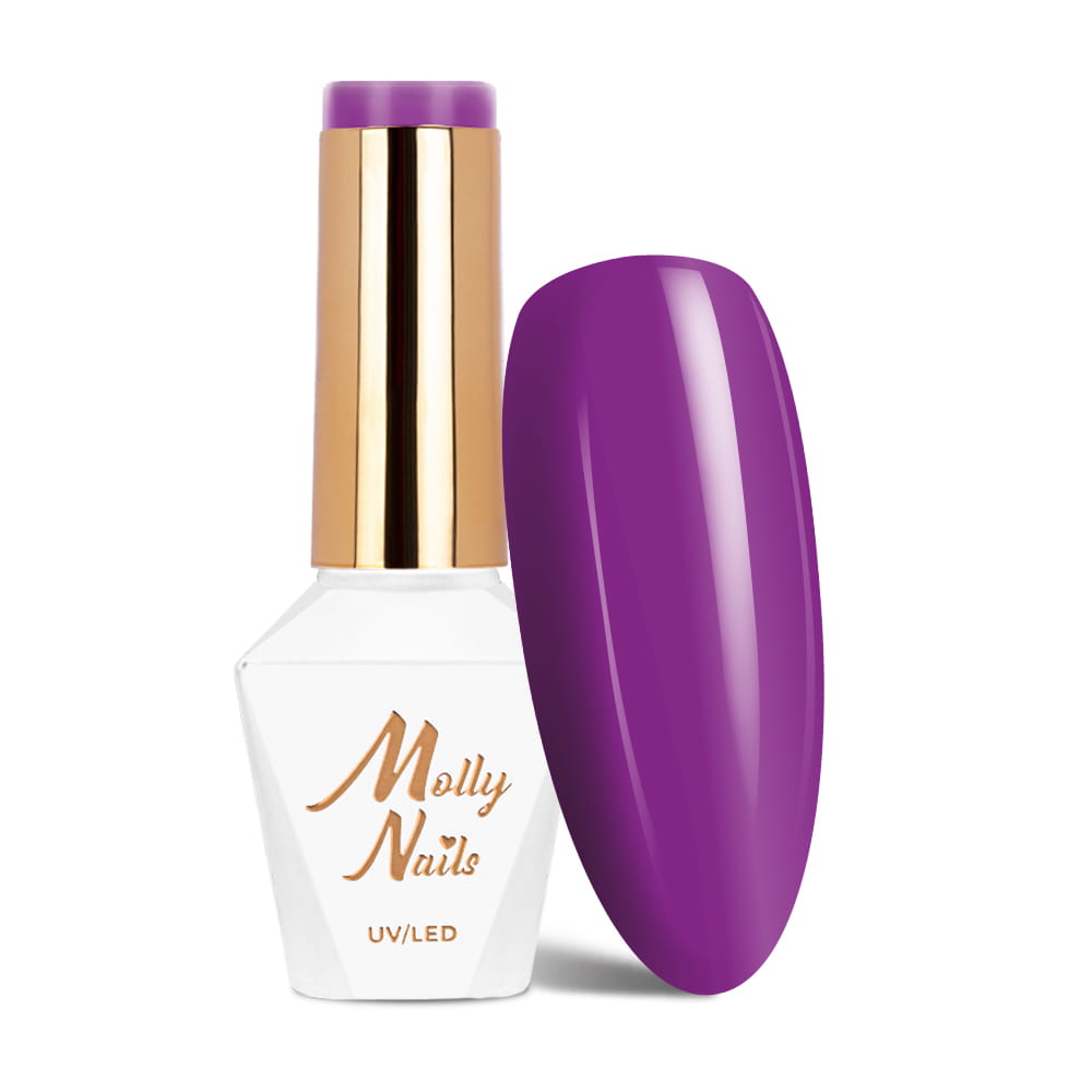 Lakier hybrydowy Molly Nails Cocktails & Drinks Bahama Mama HEMA/Di-HEMA Free 8g Nr 15