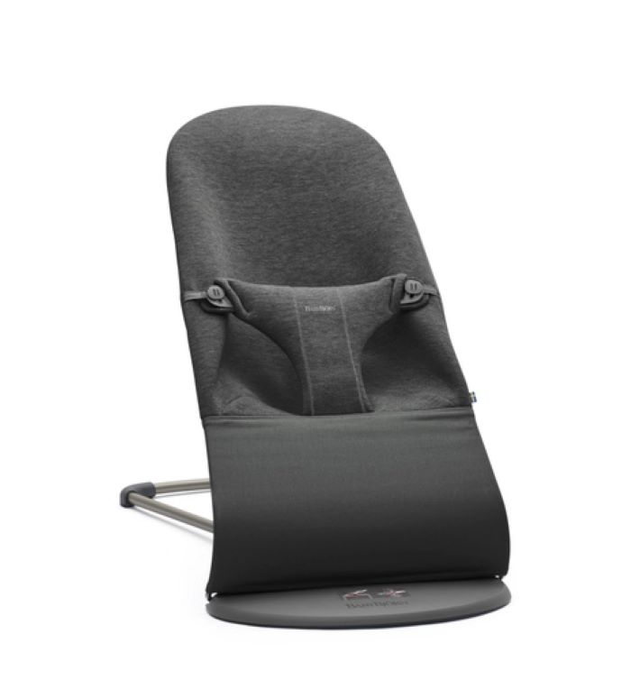 BabyBjorn Leżaczek Bliss -Jersey 3D Szaroczarny