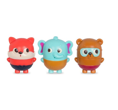 B. Toys zestaw trzech rozkręcanych sikawek - lisek