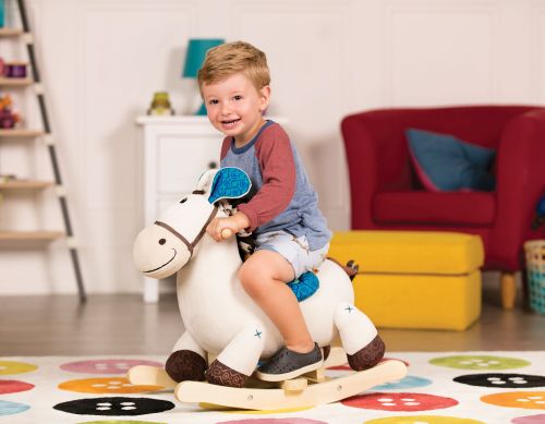 B. Toys Pluszowy KOŃ na biegunach