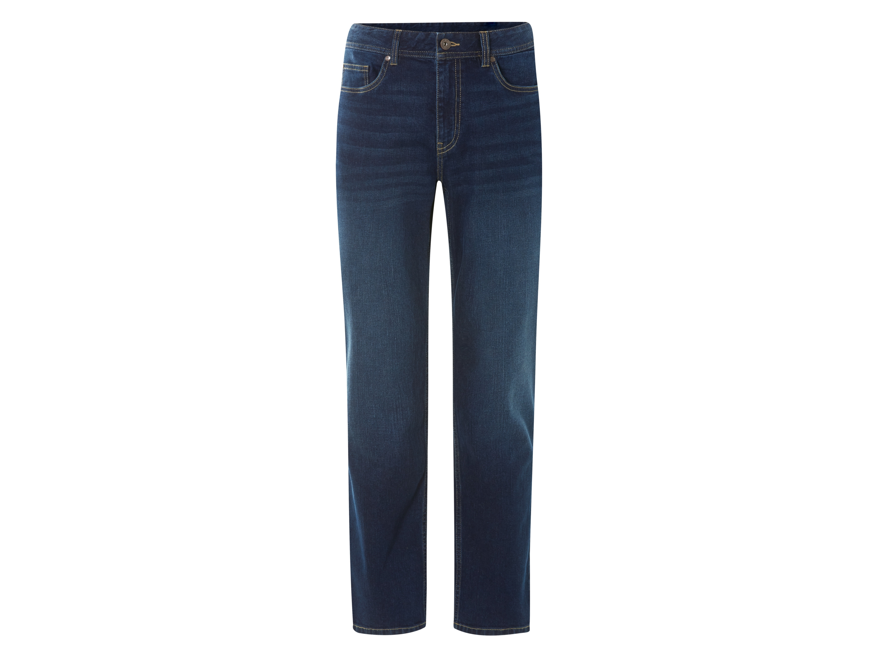 Livergy Jeansy męskie straight fit Niebieski, 48 32/32