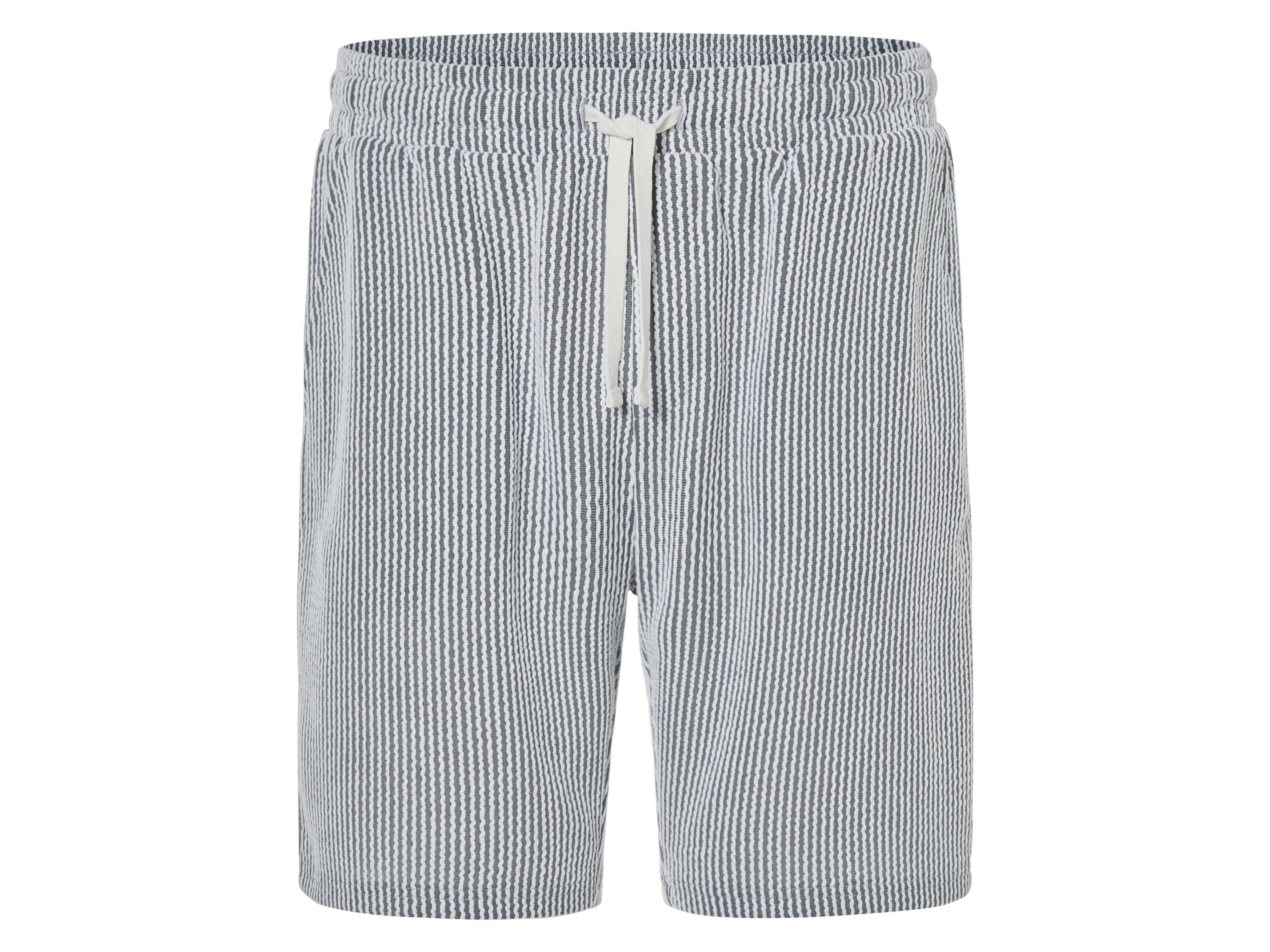 Livergy Bermudy męskie Czarny / biały, XL 56/58