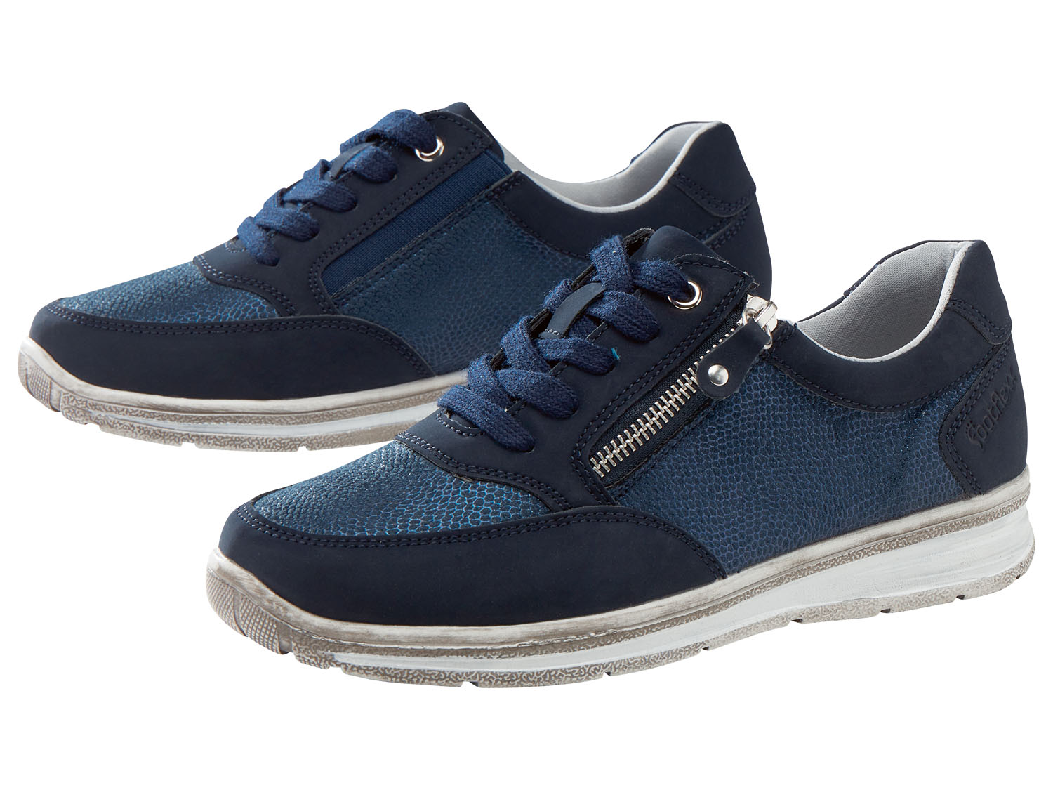 Buty damskie na co dzień, z Footflexx 36, Granatowy