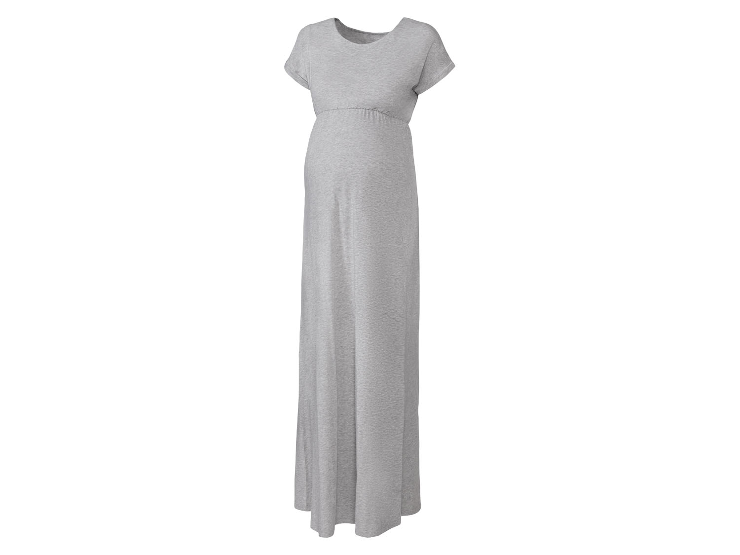 esmara Sukienka ciążowa maxi z bawełną organiczną Xl48/50, Szary