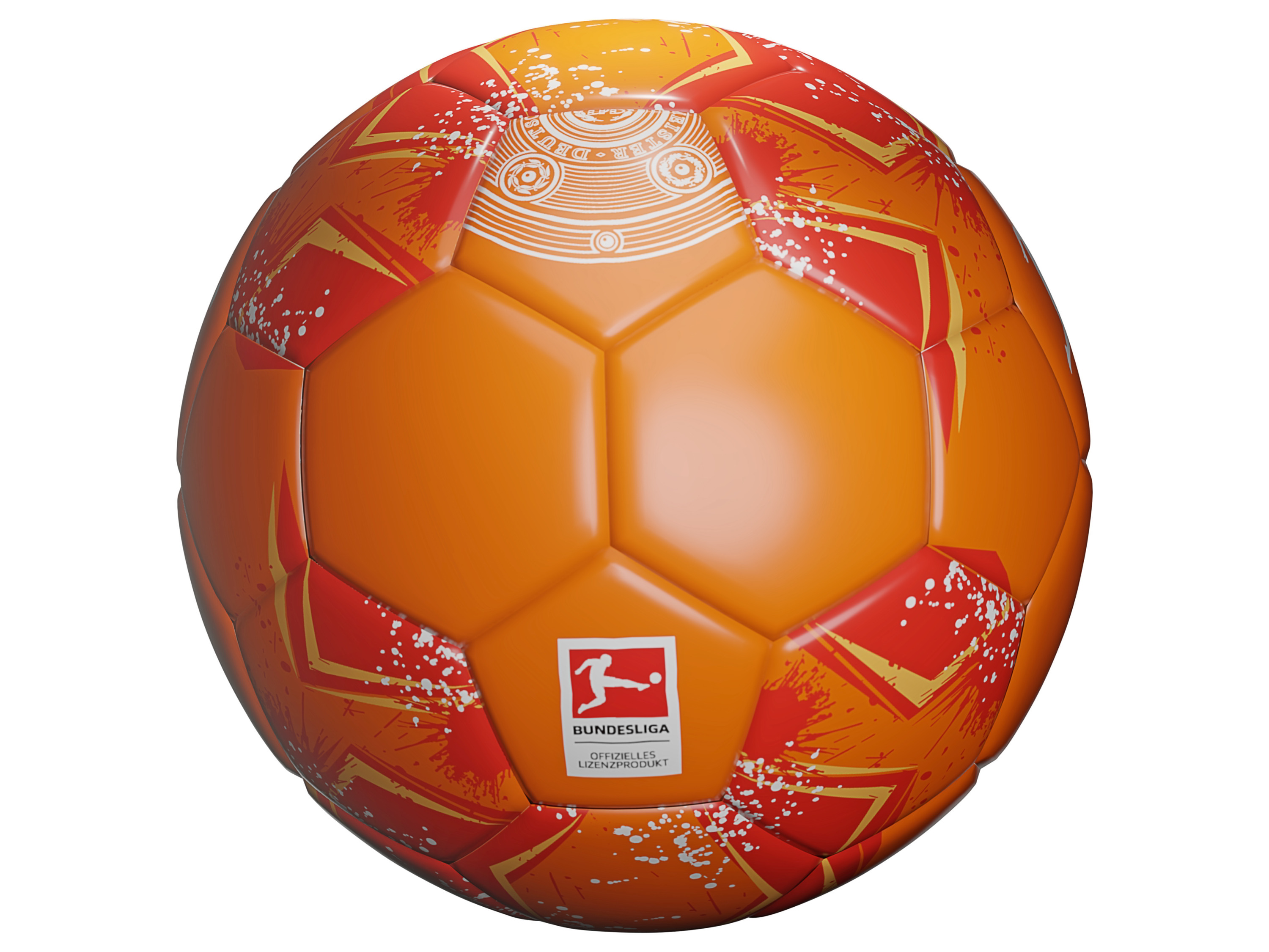 Bundesliga Piłka do gry w piłkę nożną S24 Pomarańczowy/ czerwony/ biały