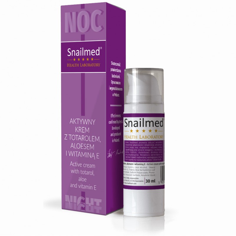 Snailmed Krem na noc do skóry wrażliwej 30 ml