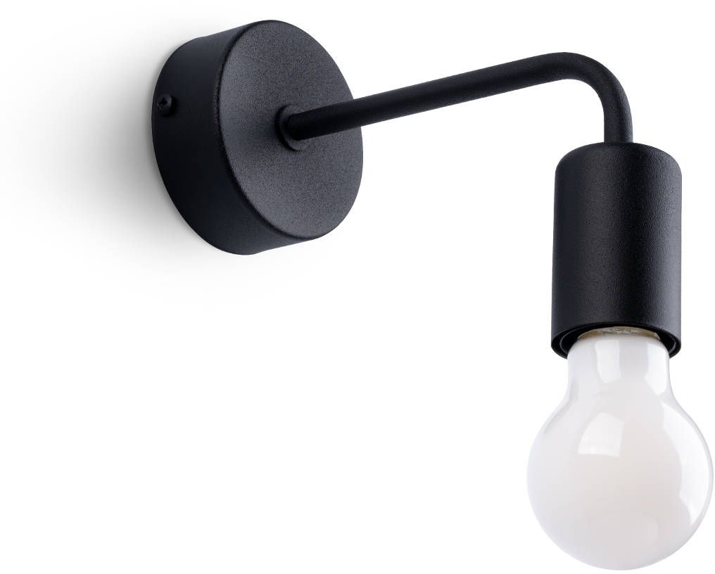 Darmowa Dostawa - Kinkiet 1x15 W czarny Sollux Lighting Norah SL1449