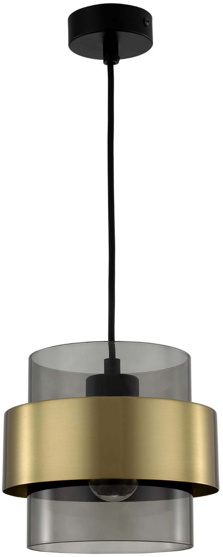 Darmowa Dostawa - Lampa wisząca 1x40 W przezroczysta-złota Light Prestige Miele LP8661PSMGD