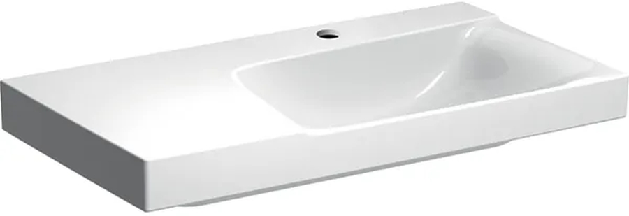 Darmowa Dostawa - Umywalka 90x48 cm prostokątna ścienna-z blatem biała Geberit Xeno2 500535011