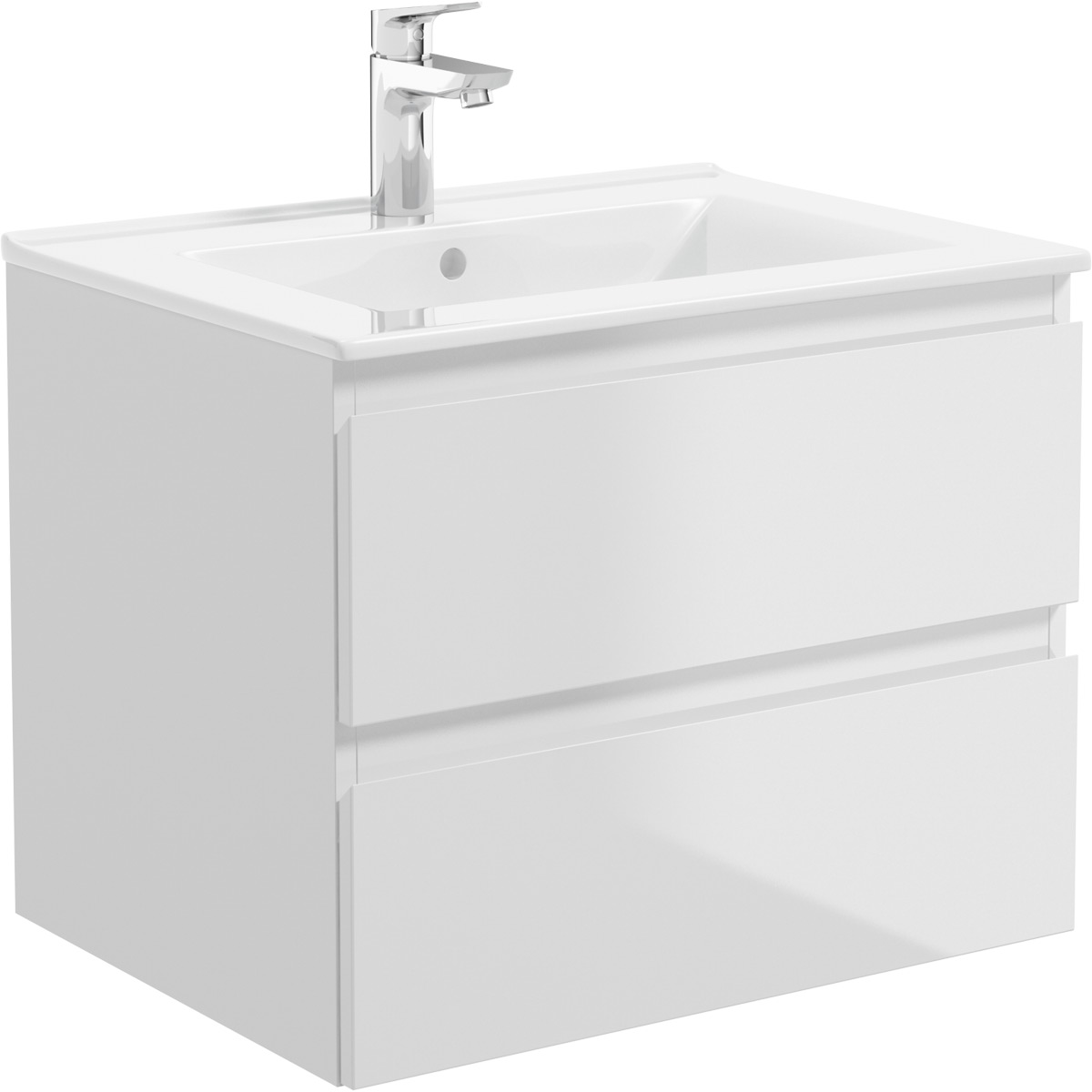 Darmowa Dostawa - Umywalka 61x46 cm prostokątna meblowa biała Oltens Vernal 41205000