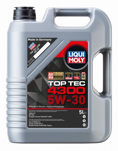 LIQUI MOLY TOP TEC 4300 5W30 5L - Petrostar