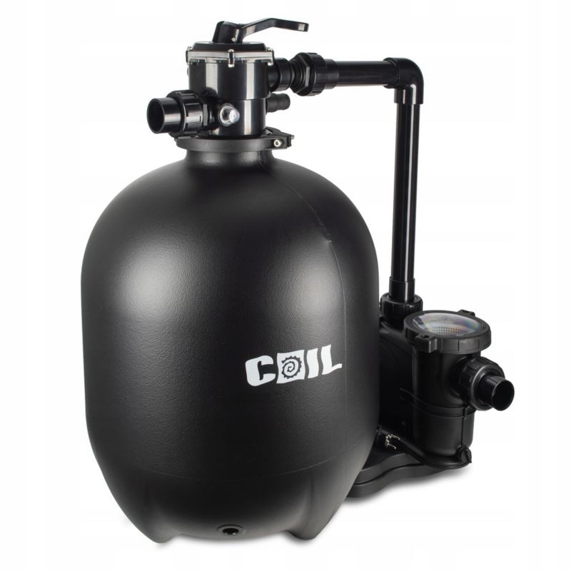 Pompa pisakowa filtr do basenu Coil Filtracji piaskowej 800W 19000l/h 1szt