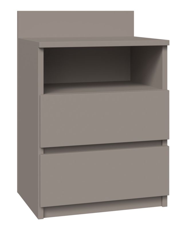 Szafka Nocna Topeshop Malwa M1 Glina Szary 32x40x59 cm 1 szt.