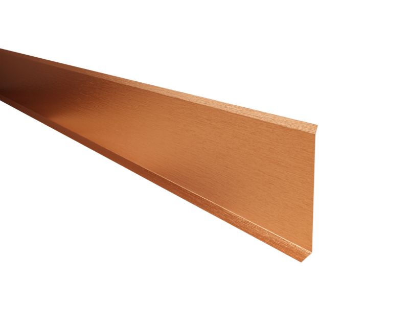 Listwa przypodłogowa F Lambro cokół stalowy miedziany matowy 10cm x 270cm 1 szt.