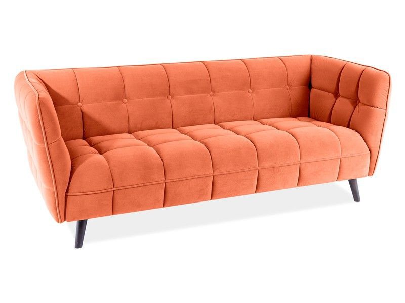 Sofa Signal CASTELLO VELVET 3 cynamonowa 1 szt