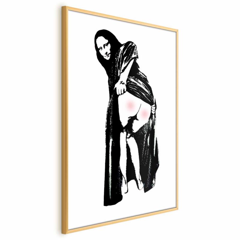 Plakat Artgeist Bolesne siedzenie 29,7x42 cm z ramą złotą 1 szt