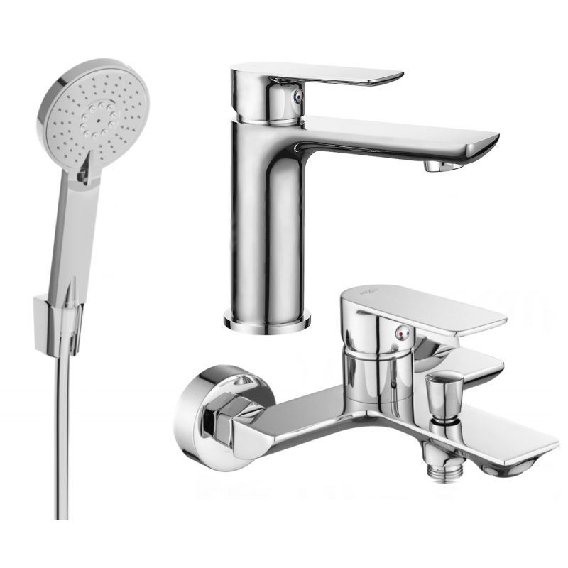 Zestaw wannowy Mexen Alfa chrom 745703R40-00 1 szt.