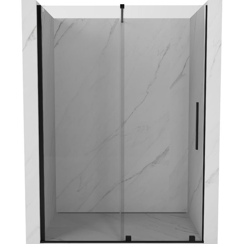 Drzwi prysznicowe Mexen Velar czarne 130x200 cm 1 szt.