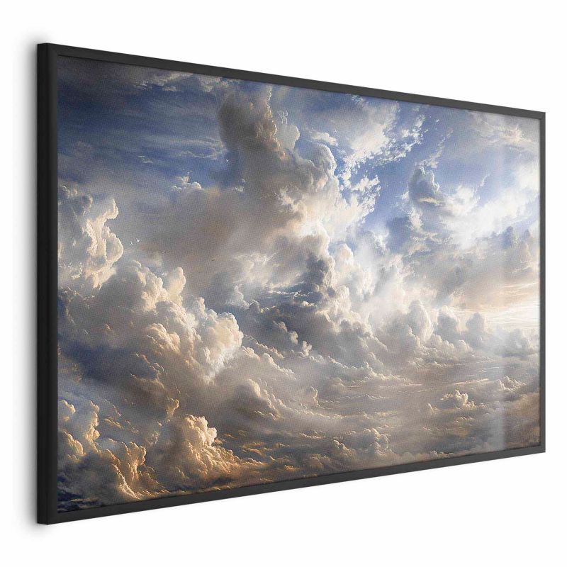 Plakat Artgeist Refleksy na chmurach 90x60 cm z ramą czarną 1 szt
