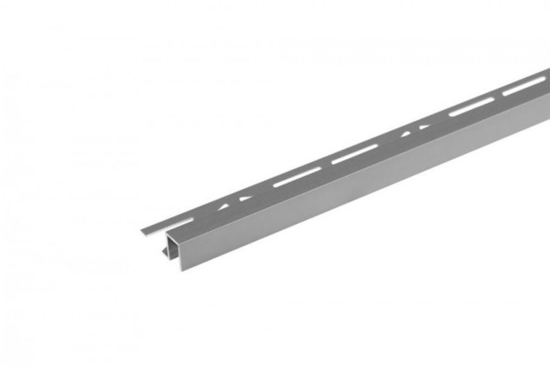 Profil do glazury krawędziowy Cezar Srebrny 2500x9x8mm aluminiowy 1 szt.
