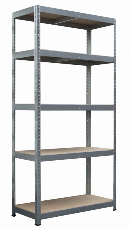 Regał metalowy wciskany ATLAS-2 Metalkas 180x90x40 200kg ocynk MDF 1 szt.