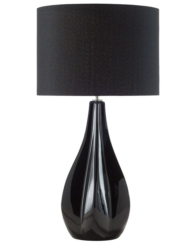 Lampa stołowa Santee Porcelana Czarny 1 szt.