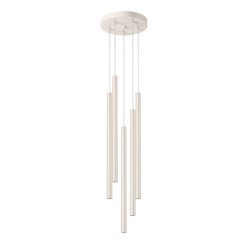 Lampa Wisząca Sollux Lighting PASTELO 5P beżowa 1 szt.