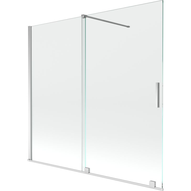 Parawan nawannowy Mexen Velar transparent 170x150 cm 1 szt.