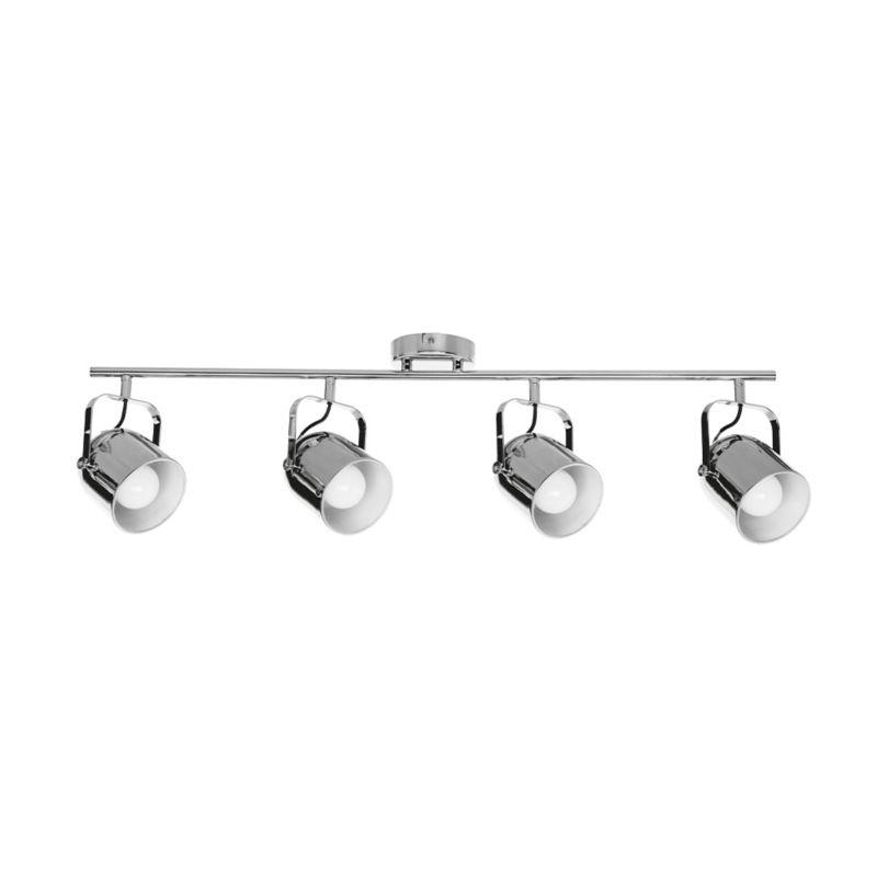 Lampa Sufitowa SPOT Light 4xE27 Max.60W Subtelny Chrom w Klasycznym Stylu, Polski Producent, 1 szt.