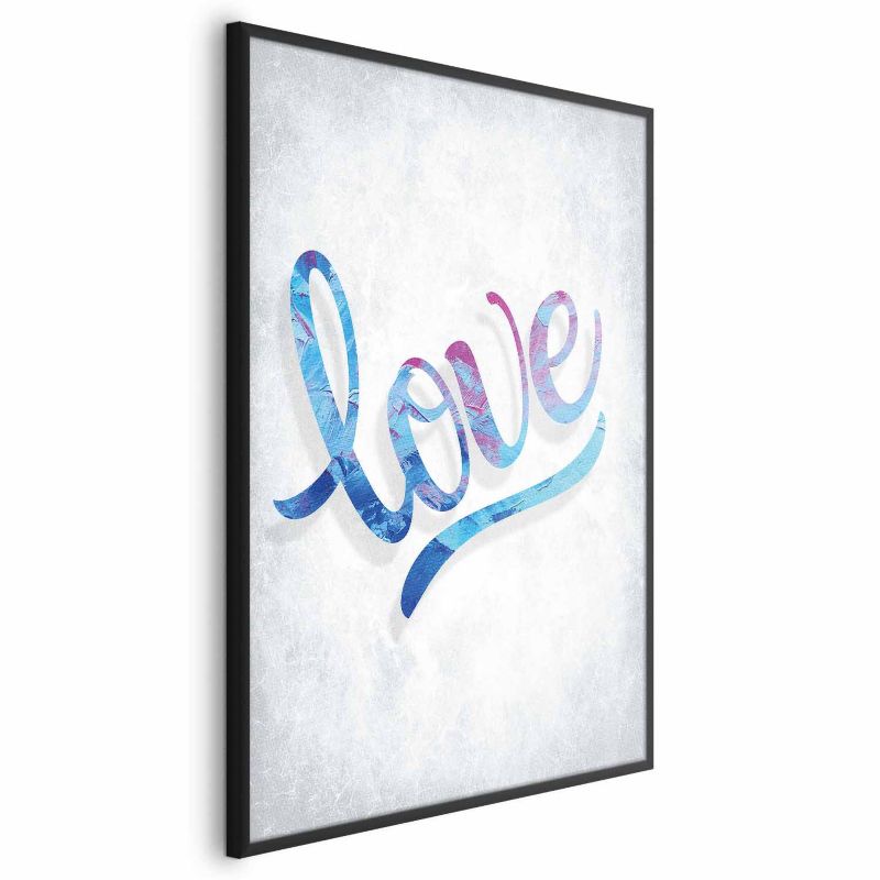 Plakat Artgeist Love 21x30 cm z ramą czarną 1 szt