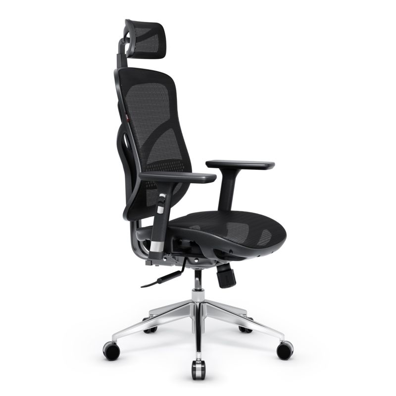 Fotel biurowy ergonomiczny Diablo V-Basic czarny 1 szt