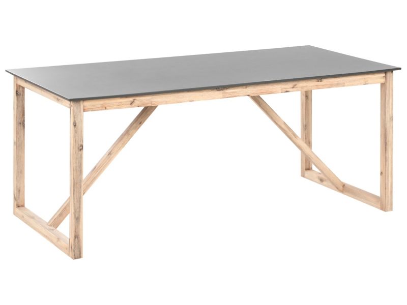 Stół ogrodowy Notteri 90 cm 180 cm Beton Szary 1 szt.