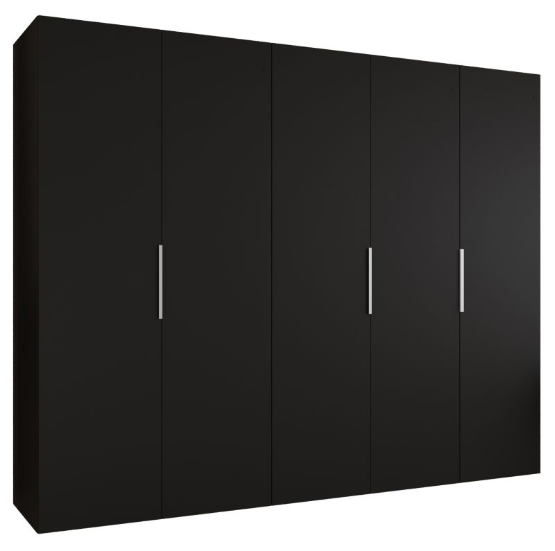 Szafa uchylna Abiks MARBELLA 1 250 wys 202 cm Czarny + Kaszmir 1 szt
