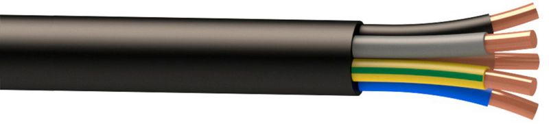 Kabel instalacyjny AKS Zielonka YKY 5 x 10 mm2