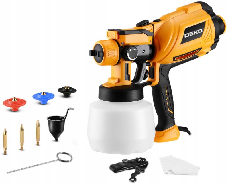 Pistolet malarski DEKO 80DIN 650W 1 kpl.