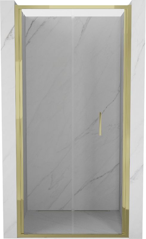 Drzwi prysznicowe składane Mexen Exo transparentne złote 80x200 cm 1 szt.