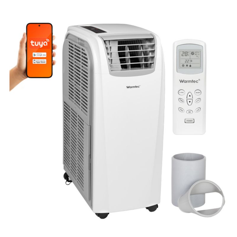 Klimatyzator przenośny Warmtec 5,4kW 60m2 ogrzewanie WiFi Morso+ KP54W 1 szt.