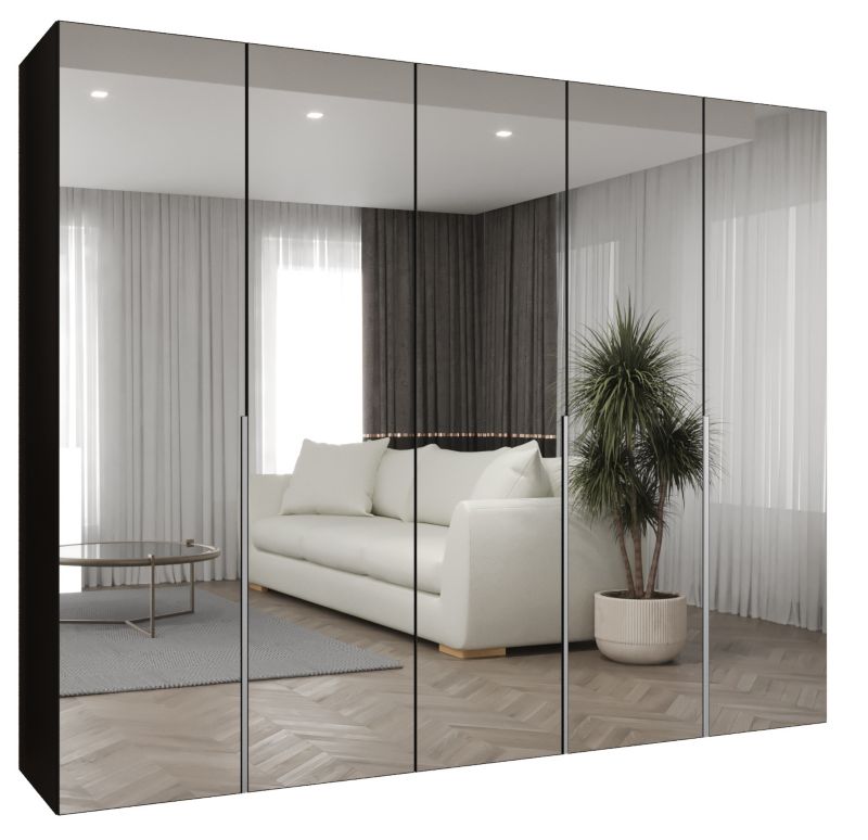Szafa uchylna Abiks ALICANTE 3 250 wys 202 cm Czarny + Kaszmir 1 szt