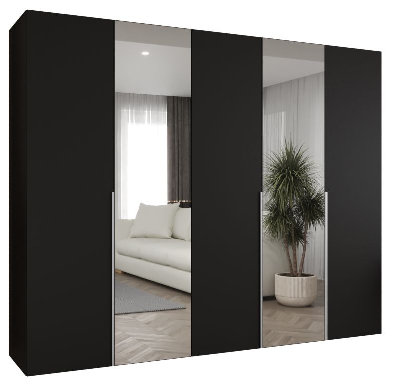 Szafa uchylna Abiks ALICANTE 2 250 wys 202 cm Czarny + Kaszmir 1 szt