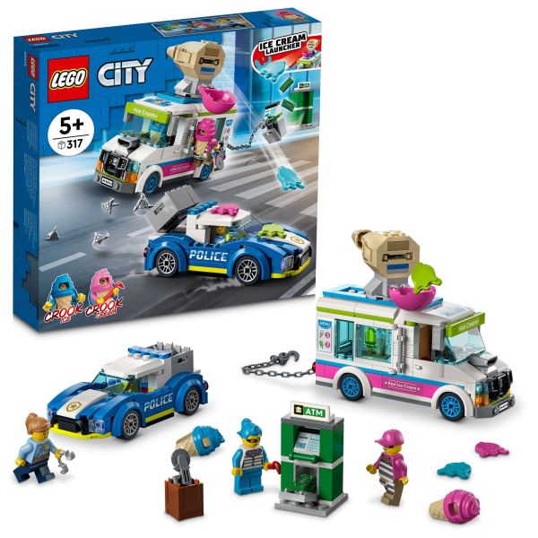 LEGO City Policyjny pościg za furgonetką z lodami 60314