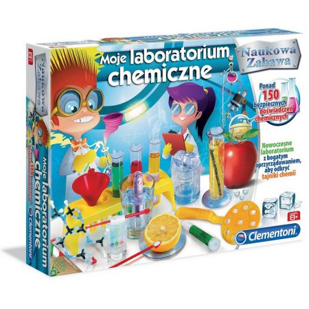 Clementoni Moje Laboratorium Chemiczne Naukowa Zabawa