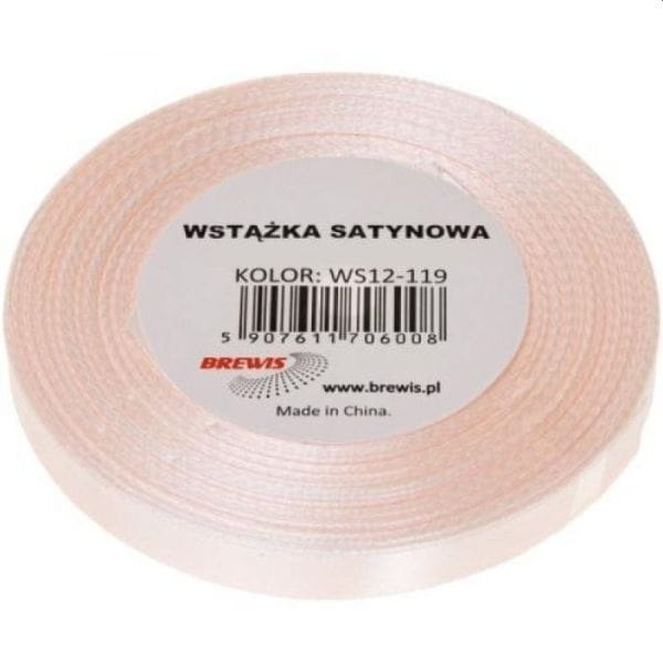 Wstążka satynowa 12mm/32m 119 SZAMPAŃSKI